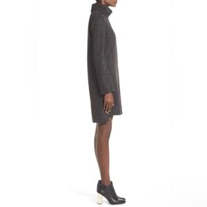 WAYF Rip Knit Turtleneck Shift Dress